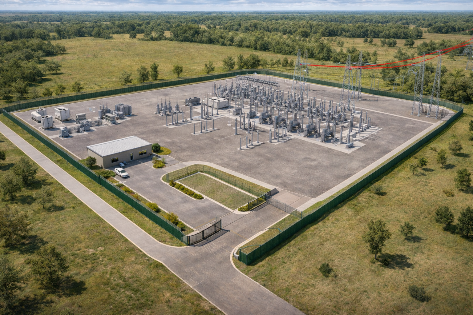 monumental engineer services, project name, Grassland Substation